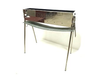 Boero Boero 50 rôtissoire portative et amovible en acier inoxydable pour arrosticini