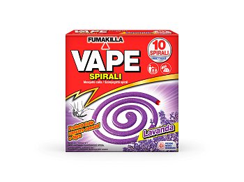 Vape Vape Fumakilla spirales anti-moustiques lavande 10 pièces