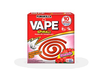 Vape Vape Fumakilla géranium spirales anti-moustiques 10 pièces