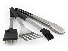 Broil King Ensemble de couverts Imperial 4 pièces en acier inoxydable Broil King
