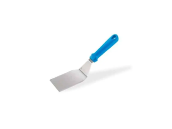 Clementi Forni Clementi Forni pelle à pizza rectangulaire en acier inoxydable avec manche bleu