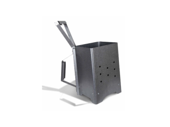 Lisa Briquet à charbon Nerone en fer aluminé Lisa