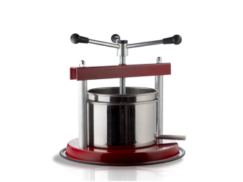 O.M.A.C. Pressoir manuel 920 diamètre 16 cm capacité 3,5 l acier inoxydable O.M.A.C.