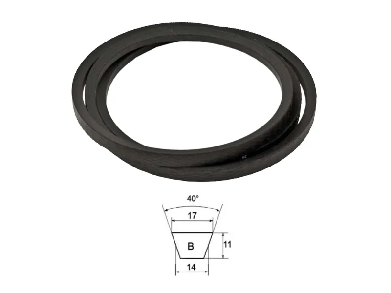Cinghia Trapezoidale Sezione B48 Sviluppo Primitivo 1255mm Macchina Agricola 68218375 Cinghia Trapezoidale Sezione B48 Sviluppo Primitivo 1255mm Macchina Agricola 68218375