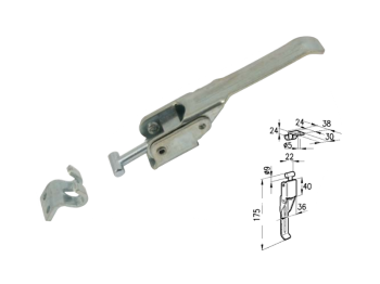 Cermag T-lock réglable 60456 avec gâche Cermag