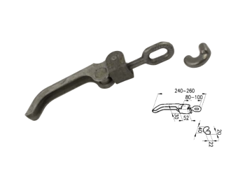 Cermag Pêne réglable de type Extra 60458 avec gâche Cermag