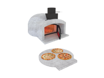 Marsicamin Four à bois Gusto 80 Marsicamin réfractaire à cuisson directe 300kg