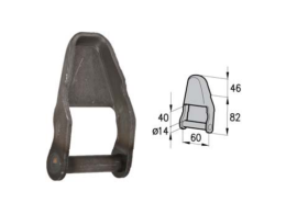 Cermag Support court 60474 'Paripianale' Cermag poids net 0,357 kg