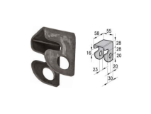 Cermag Pièce perforée normale 60479 Cermag poids net 0,333 kg