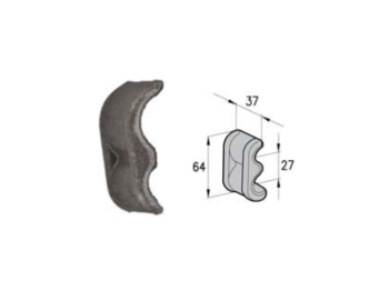 Cermag Linguetta corta 60481 tipo O Cermag peso netto 0,108 kg