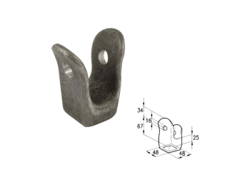 Cermag Fourche pliante P.T.R. Cermag 60472 poids 0,85 kg