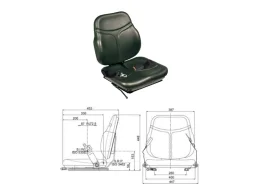 Cobo Culla SC74 Skay 65002 con guide di scorrimento, cinture, microinterruttore Cobo