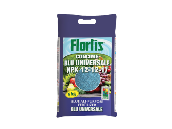 Flortis Engrais granulé universel Blue Flortis NPK 12-12-17 sac de 5 kg