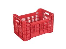 Agrifer Caisse en plastique pour olives et autres produits alimentaires avec parois perforées et fond fermé
