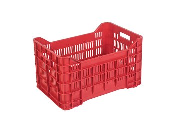 Agrifer Caisse en plastique pour olives et autres produits alimentaires avec parois perforées et fond fermé