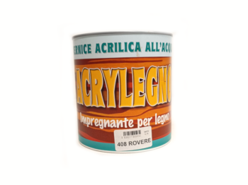 Colorificio Abruzzese Peinture acrylique d'imprégnation Acrylegno 408 Chêne 750ml extérieur bois intérieur