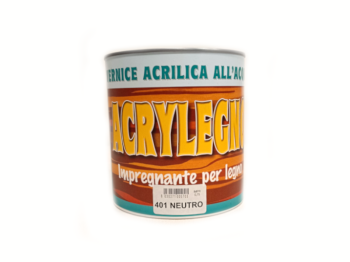 Colorificio Abruzzese Acrylegno 401 Peinture acrylique d'imprégnation neutre 750ml bois extérieur intérieur