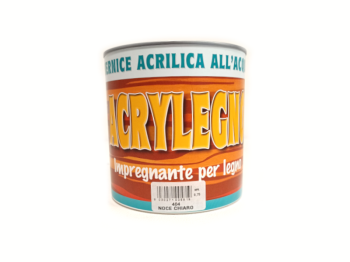 Colorificio Abruzzese Acrylegno 404 Noyer clair 750ml vernis acrylique d'imprégnation extérieur bois intérieur