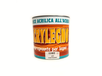 Colorificio Abruzzese Peinture acrylique d'imprégnation Acrylegno 405 Châtaignier 750ml bois extérieur intérieur