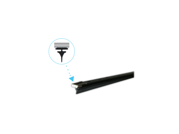 MAD Gommini universali 13300 spazzole tergicristallo rotaia 61 cm ritagliabili MAD