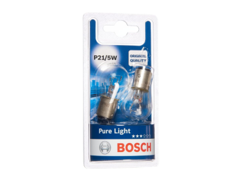 Bosch P21/5W Pure Light 12V 21/5W BAY15d Bosch ampoules auto x2