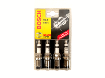 Bosch Lot de 4 bougies Bosch 512 FR56 pour Alfa Romeo Audi Peugeot Volkswagen