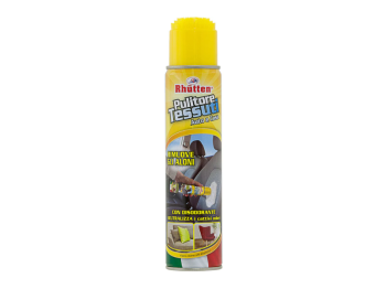 Rhutten Nettoyant textile en spray avec brosse moussante 400ml pour la voiture et la maison Rhutten
