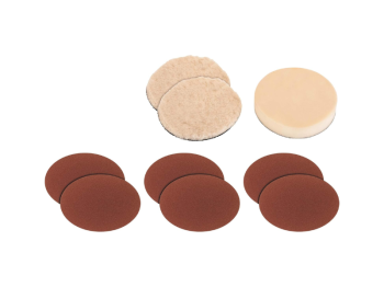 Einhell Jeu de tampons et de disques abrasifs pour ponceuse Einhell CC-PO 1110