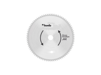 KWB Lama a disco KWB 160mm foro 16mm 100 denti TCT per sega circolare taglio legno