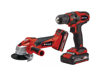 Einhell Ensemble perceuse et meuleuse sans fil Einhell TC-TK 18 Li Kit de batterie inclus