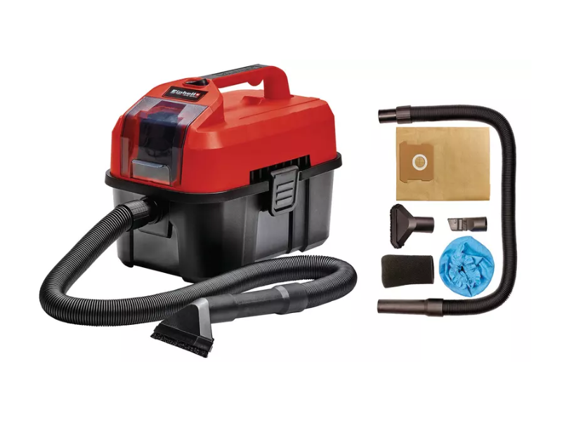 Aspirapolvere solidi e liquidi Einhell TE-VC 18/10 Li-Solo, 18V, 10L, senza  filo