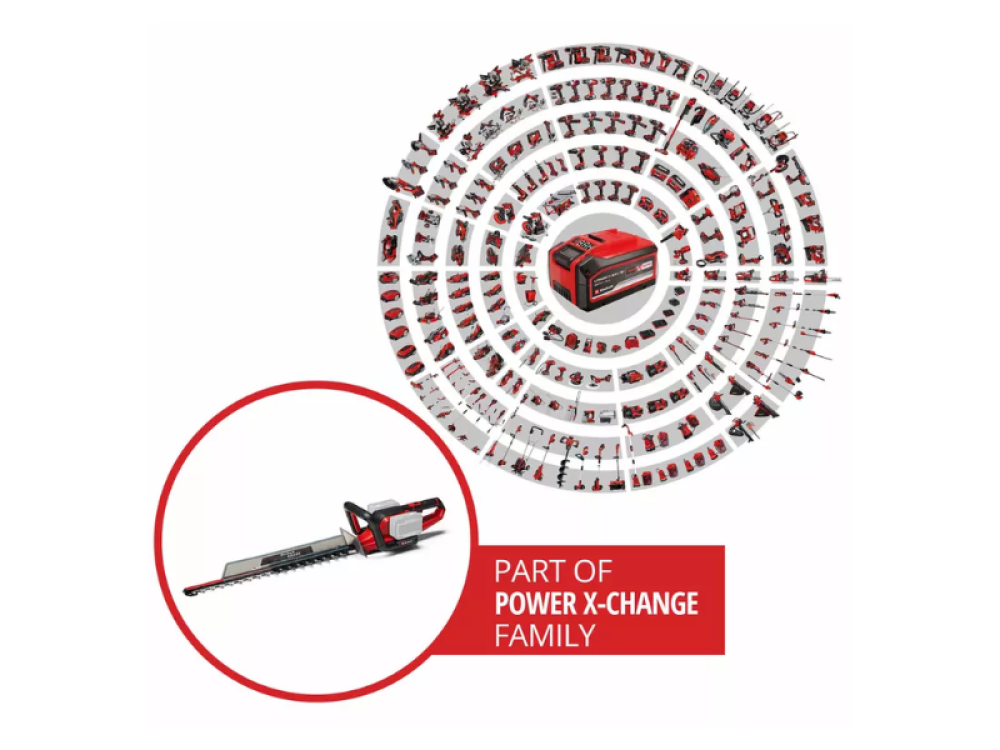 Tagliasiepi Einhell A Batteria GE-CH 36/65 Li - 36V, 65cm Lame, Senza Batteria | Sistema Power X-Change - Foto 9