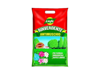 Linfa Anti-mousse et agent de verdissement Linfa 5kg sulfate de fer pelouses vertes et fleurs saines