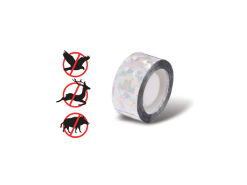 Bikain Bande répulsive Bikain 30m épaisseur 1mm réfléchissante contre les animaux sauvages