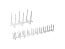 Fraschetti Bornes anti-oiseaux en polyéthylène 40 pointes base adaptable surfaces 50 cm
