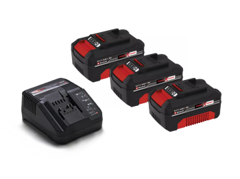 Einhell 3 x 4.0Ah batteries et chargeur rapide Einhell 18V Power X-Change