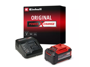 Einhell Einhell PXC Starter Kit 18V 5.2Ah batterie lithium-ion et chargeur