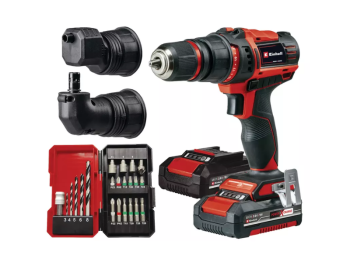 Einhell Perceuse sans fil TE-CD 18/45 3X-Li +22 Einhell 2x2,0 Ah 18V kit inclus