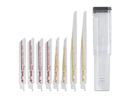 KWB KWB kit de lames de scie universelles 9pcs pour bois et HCS/Bi-métal 115-228mm