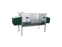 Ropet Eko clapier 200003 Ropet 2 compartiments 102/162x51x42/80cm