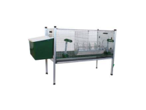 Ropet Eko clapier 200001 Ropet 2 compartiments engraissement/engraissement empilable