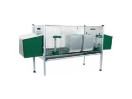 Ropet Cala 200013 Ropet Clapier à 2 compartiments 162/102x51x40/80cm
