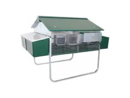 Ropet Clapier à lapin extérieur Alba 200410 Ropet quatre compartiments 163x123x110cm