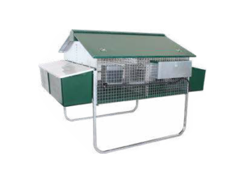 Ropet Clapier à lapin extérieur Alba 200410 Ropet quatre compartiments 163x123x110cm