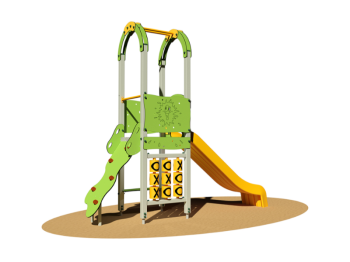 Giochipark Tourelle Peggy 939M RA escalade vers le haut poignées Giochipark toboggan H150cm panneau tris