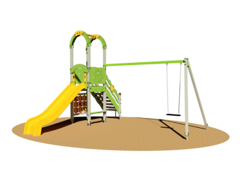 Giochipark Baloo 941M SG Playground ladder steps swing slide H150cm EN 1176