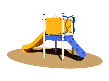 Giochipark Turret Venusia 975 aire de jeux H 186cm EN 1176 aire de glissement en montée 26sqm