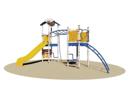 Giochipark Villaggio Agadir 970 Giochipark EN 1176 H 355cm scivolo arrampicata area 50mq