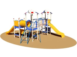 Giochipark Village Alcor ladder 984 SC Playground fall 185cm area 74sqm 14 users