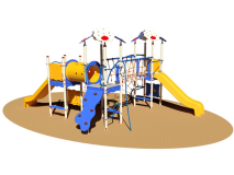 Giochipark Village Alcor 984 RA poignées d'ascension Terrain de jeux EN 1176 H 185cm 14 utilisateurs